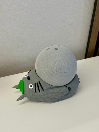 Supporto Alexa Totoro Grigio Verde