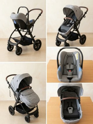 Cochecito Kinderkraft con silla de coche