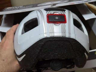 Casco de bicicleta blanco