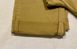 Pantalones pitillo ZARA color ocre/mostaza
