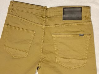 Pantalones pitillo ZARA color ocre/mostaza