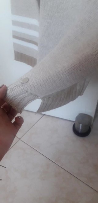 Jersey cuello redondo rayas manga larga