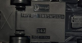 Bburago - #4157 - Ferrari Testarossa (preto)