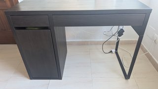 Escritorio IKEA MICKE Negro Marrón