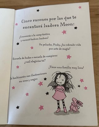 Libro infantil Isadora Moon. Muy buen estado