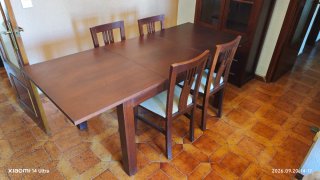 Conjunto de muebles clásicos de salón