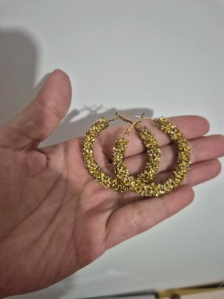 Lote Pendientes Aro Brillantes