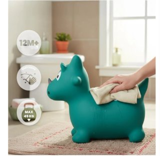 Unicornio Hinchable Verde