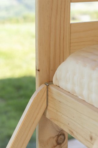Litera triple de madera