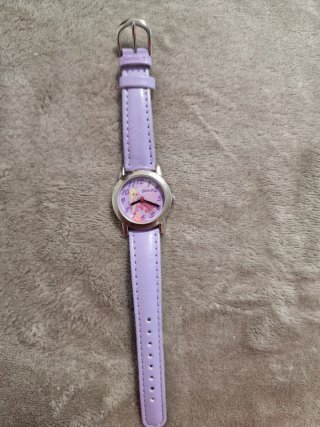 Reloj Barbie Niña Morado y Plateado