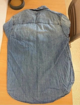 Camisa Vaquera Hombre Azul