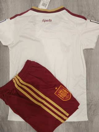 Conjunto España Segunda Equipación Niños 5-6 años