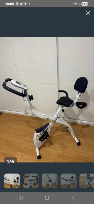 Bicicleta Estática Plegable