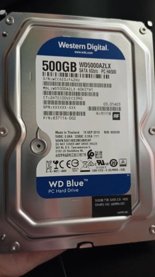 HDD 3'5" 500Gb