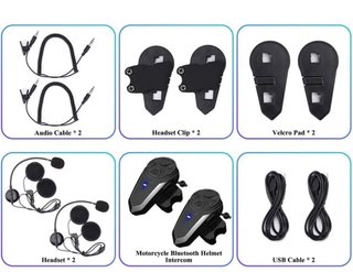 Intercomunicador Moto BT-S3 1000m