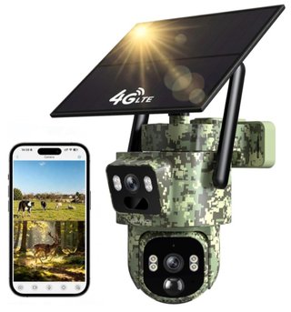 Cámara de Caza 4G LEMNOI Solar Doble Lente