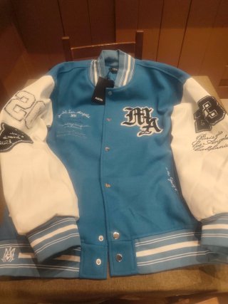 Chaqueta Talla L Azul y Blanca