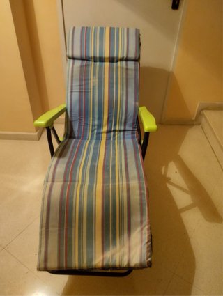 Tumbona hamaca plegable multicolor