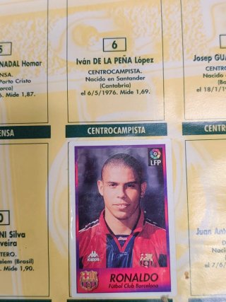 Fútbol Liga 96-97 Bollycao Cromos