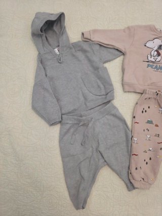 2 Chándales Bebé 6-9 Meses Zara