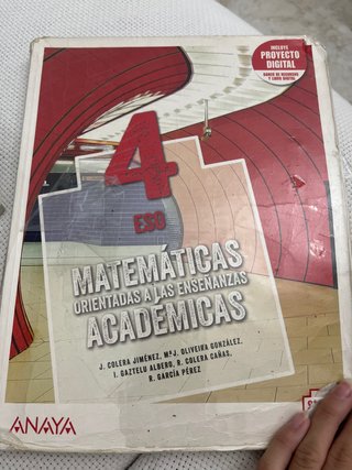 Matemáticas orientadas a las enseñanzas académi...