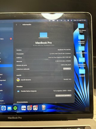 MacBook Pro 2018 Plata
