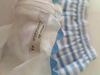 Conjunto camisa y Falda Niña