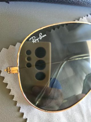 Gafas de sol Ray-Ban RB3025 Aviator Dorado/Verde