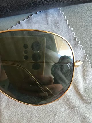 Gafas de sol Ray-Ban RB3025 Aviator Dorado/Verde