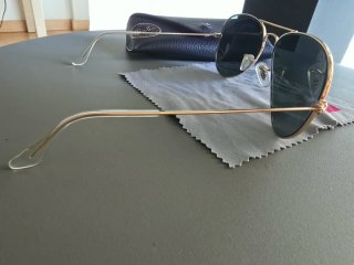 Gafas de sol Ray-Ban RB3025 Aviator Dorado/Verde