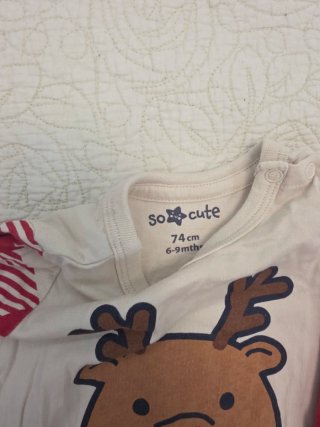 2 Bodies Navideños 6-9 Meses