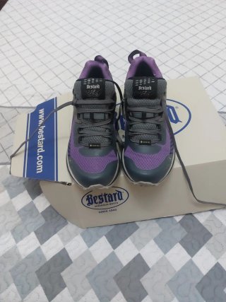 Zapatillas Bestard senderismo mujer grises/moradas