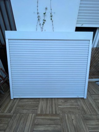 Ventana aluminio Climalit de 150x180 y mosquietera