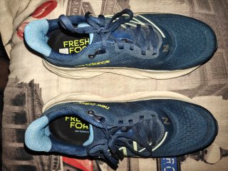Zapatillas New Balance More V4 Azul/Verde Talla 40