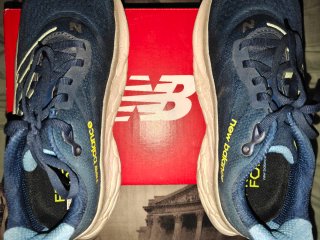Zapatillas New Balance More V4 Azul/Verde Talla 40