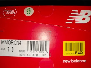 Zapatillas New Balance More V4 Azul/Verde Talla 40
