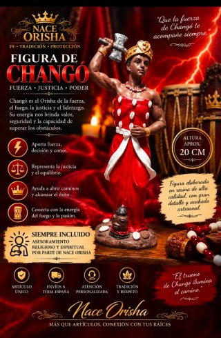 Figura de Changó Nace Orisha