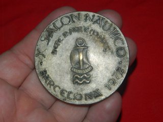 Medalla Barco Real Felipe Salon Nautico Barcelona