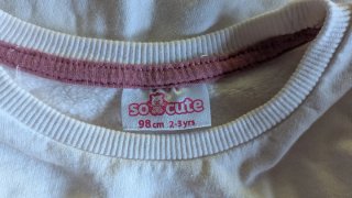Sudadera niña 2-3 años ovejas rosas