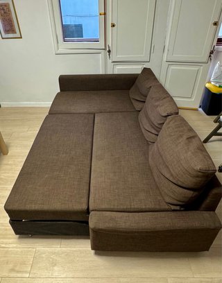Sofá Cama 3 Plazas IKEA FRIHETEN Marrón