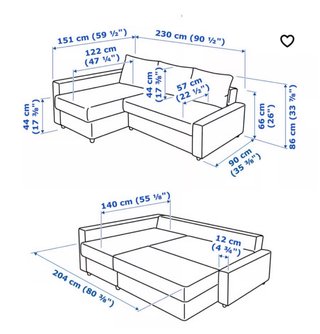 Sofá Cama 3 Plazas IKEA FRIHETEN Marrón