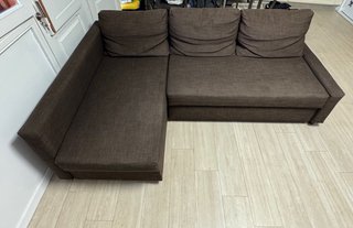 Sofá Cama 3 Plazas IKEA FRIHETEN Marrón