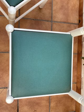 Conjunto 2 Sillas de Madera Blanca