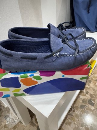 Náuticos niño azul talla 36