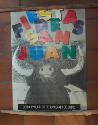 Póster Fiestas de San Juan Soria 1991