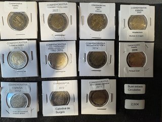 Lote 12 Monedas Conmemorativas Euro Alemania