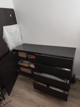 Cajonera Ikea Negra