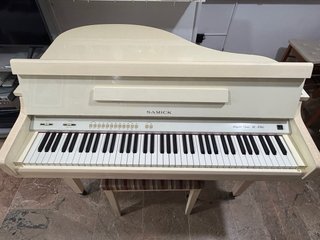 Piano digital Samick SE-876G blanco con banqueta