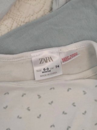 7 Bodies Zara Bebé 6-9 Meses
