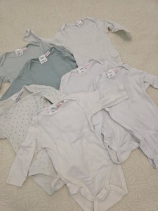 7 Bodies Zara Bebé 6-9 Meses
